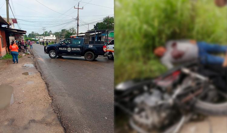 Asesinan a balazos a hombre en Nacajuca