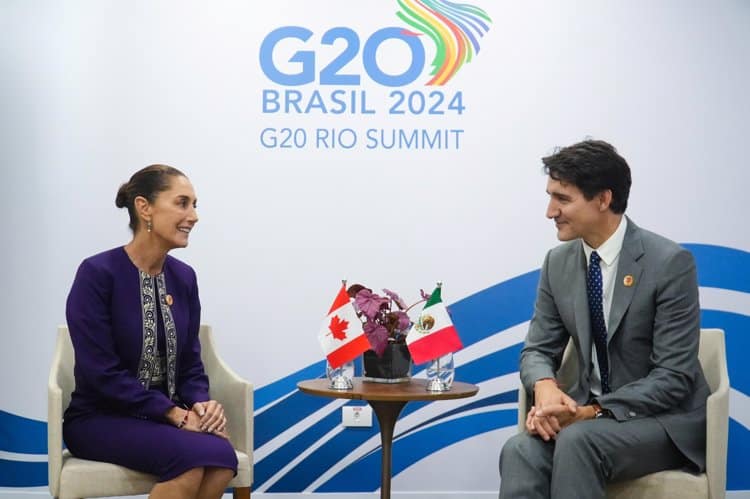 Sostiene Sheinbaum 1ra. reunión con líderes mundiales durante G20 en Brasil