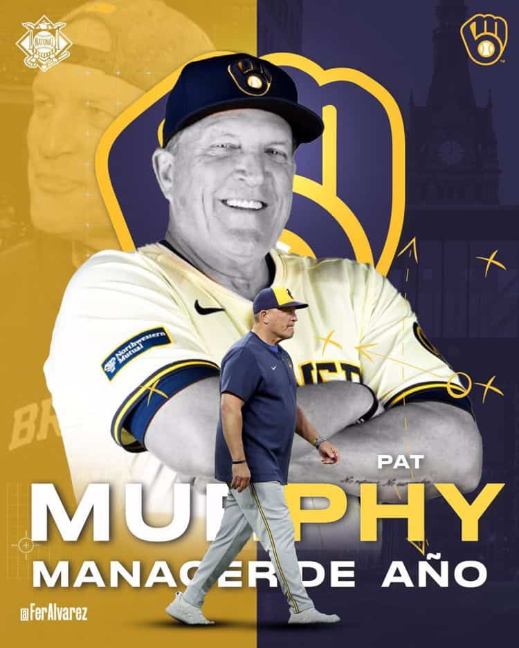 Stephen Vogt de Cleveland y Pat Murphy de Milwaukee, son nombrados managers del año en la MLB