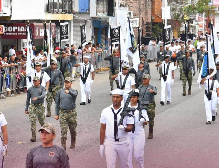 Casi 3 mil personas participaron en Desfile Deportivo, Cívico y Militar en Tabasco