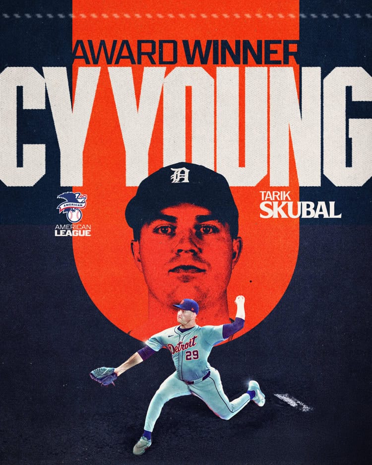 Chris Sale de Atlanta y Tarik Skubal de Detroit, los ganadores del premio Cy Young de las Grandes Ligas