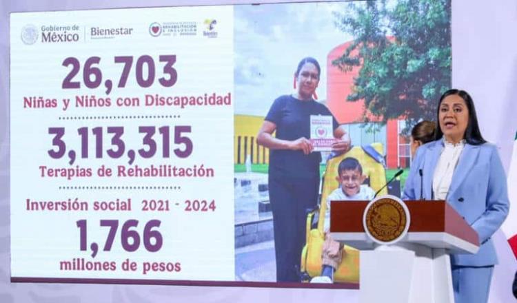 Más de un millón de personas con discapacidad ya reciben su pensión: Bienestar