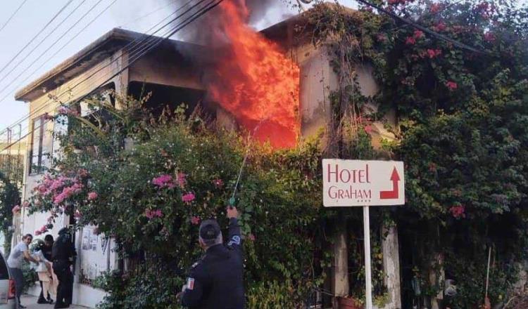 Se incendia vivienda en la colonia Magisterial