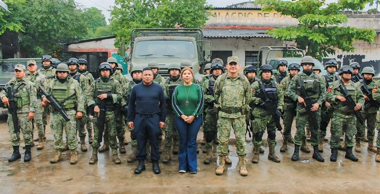 Por seguridad, llegan fuerzas federales a Huimanguillo