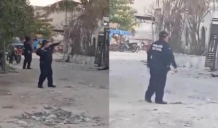 Con resortera, policías de Yucatán libran batalla para detener a dos presuntos ladrones