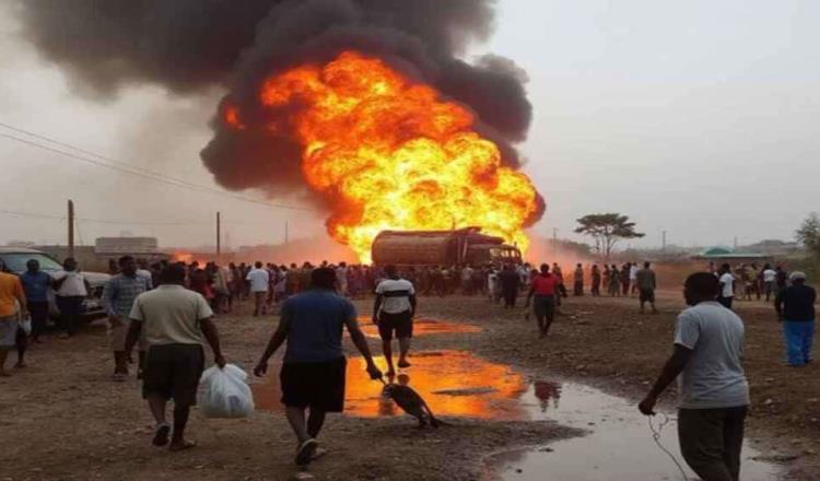 Explosión de camión con gasolina deja 70 muertos en Nigeria